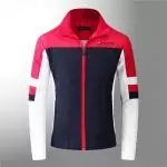 tommy hilfiger veste hiver zip 2812 rouge bleu